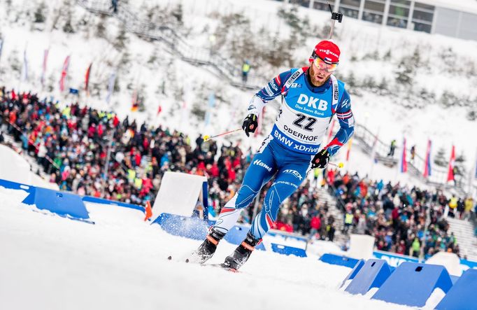 Sprint můžů v Oberhofu. Michal Šlesingr