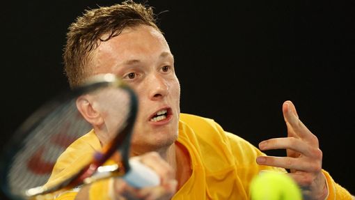 Jiří Lehečka ve čtvrtfinále Australian Open 2023.