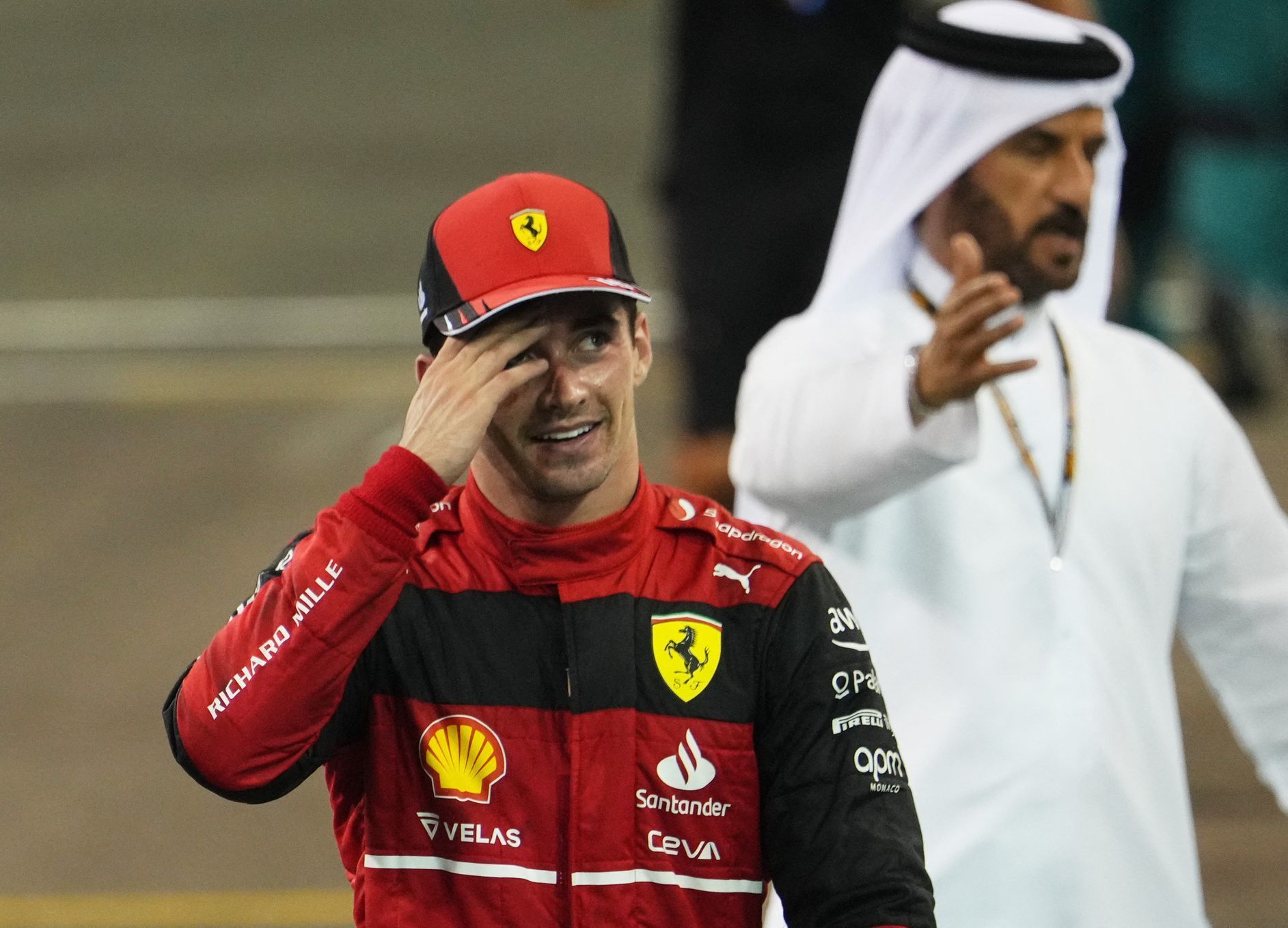 Dojatý pilot Ferrari Charles Leclerc po VC Abú Zabí F1 2022