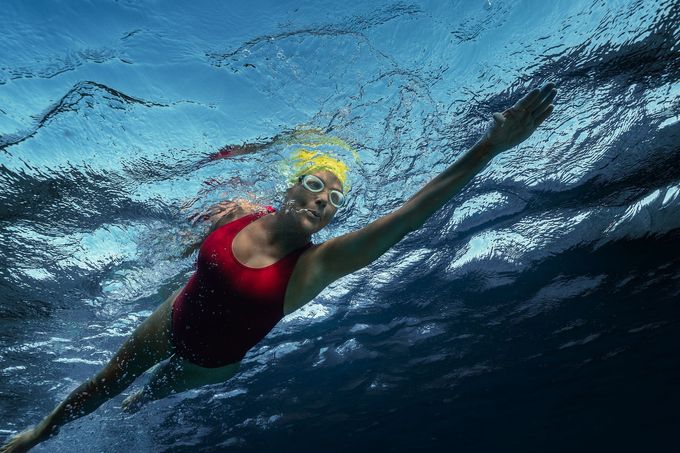 Annette Bening jako Diana Nyad.