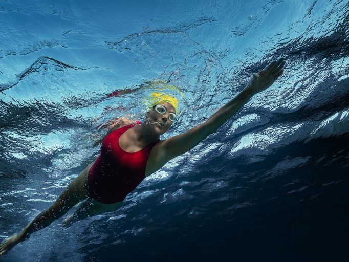 Annette Bening jako Diana Nyad.