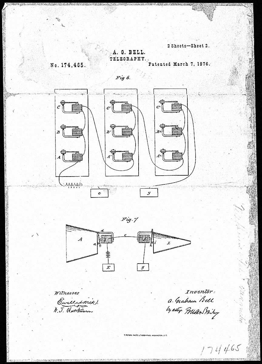 Jednorázové užití/ Fotogalerie / Před 145 lety byl podán první patent na vynález telefonu