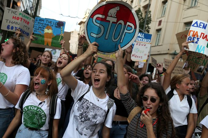 Celosvětové stávky za klima Fridays for Future