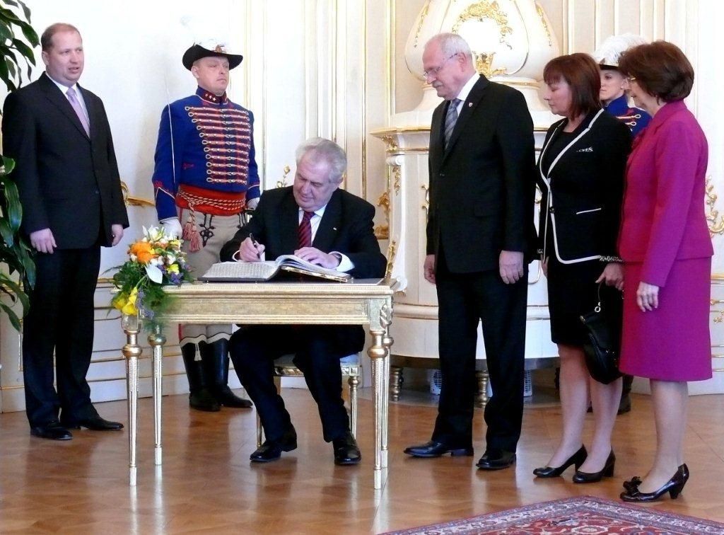 Zeman na návštěvě Slovenska