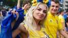 Euro 2016: Ukrajinská fanynka