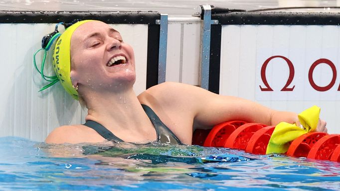 Ariarne Titmusová vyhrála na olympiádě v Tokiu závod na 400 metrů volným způsobem