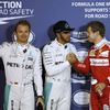 F1 2016, VC Bahrajnu: Nico Rosberg, Lewis Hamilton a Sebastian Vettel
