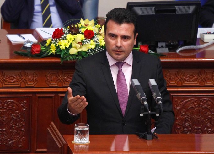 Makedonský premiér Zoran Zaev.