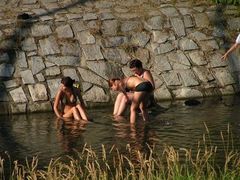 Koupáníčko v Bečvě je velmi příjemné