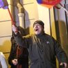 Demonstrace proti zvolení Ondráčka do čela komise pro GIBS