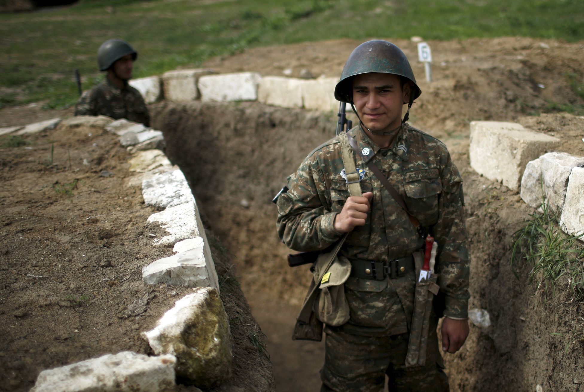 Náhorní Karabach - arménský voják