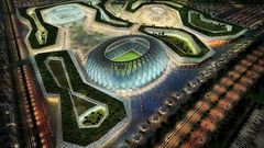 Vizualizace stadionu Al-Wakrah v Dauhá