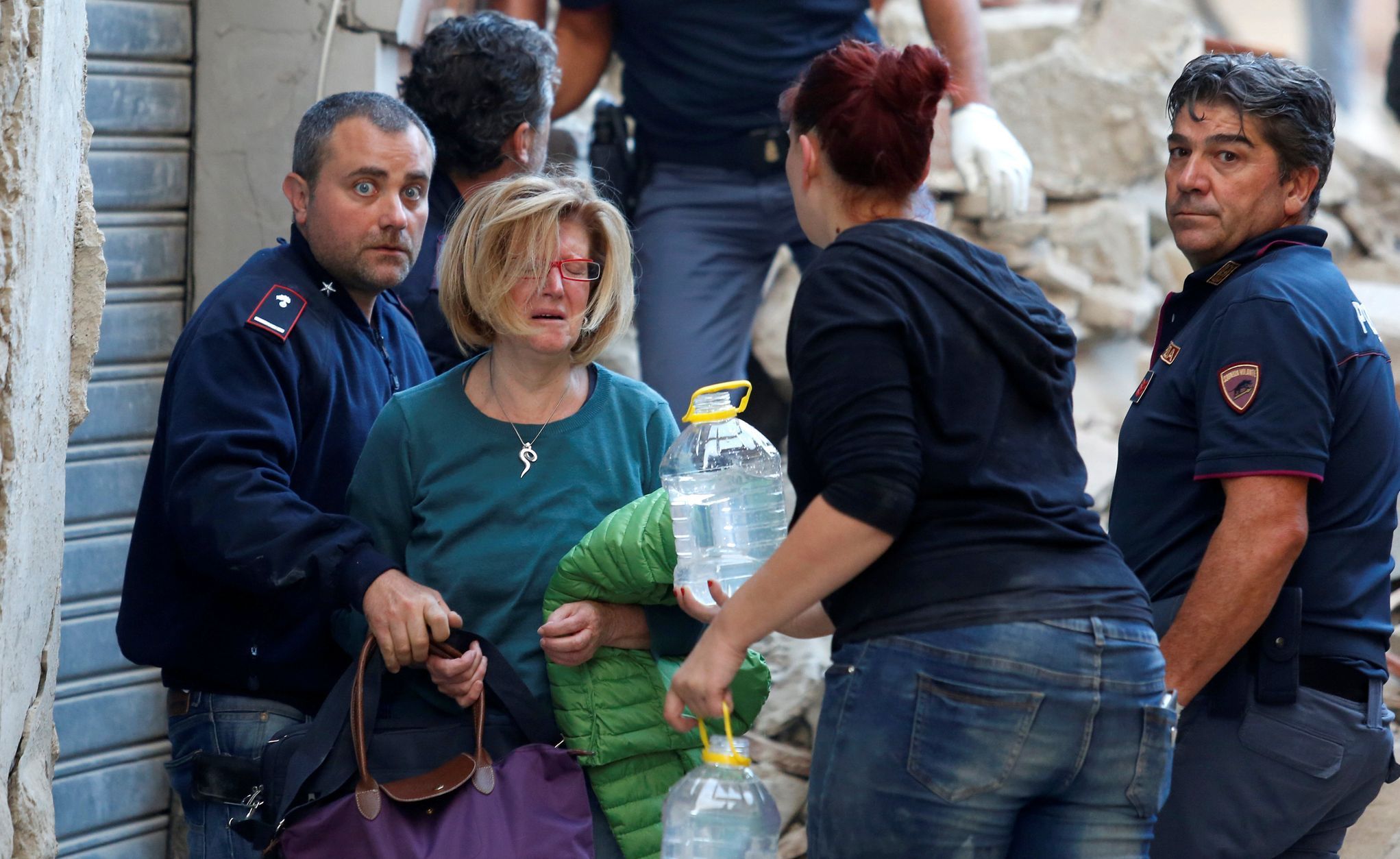 Následky zemětřesení ve středoitalském Amatrice