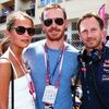 F1, VC Monaka 2015: herci Alicia Vikanderová a Michael Fassbender a Christian Horner