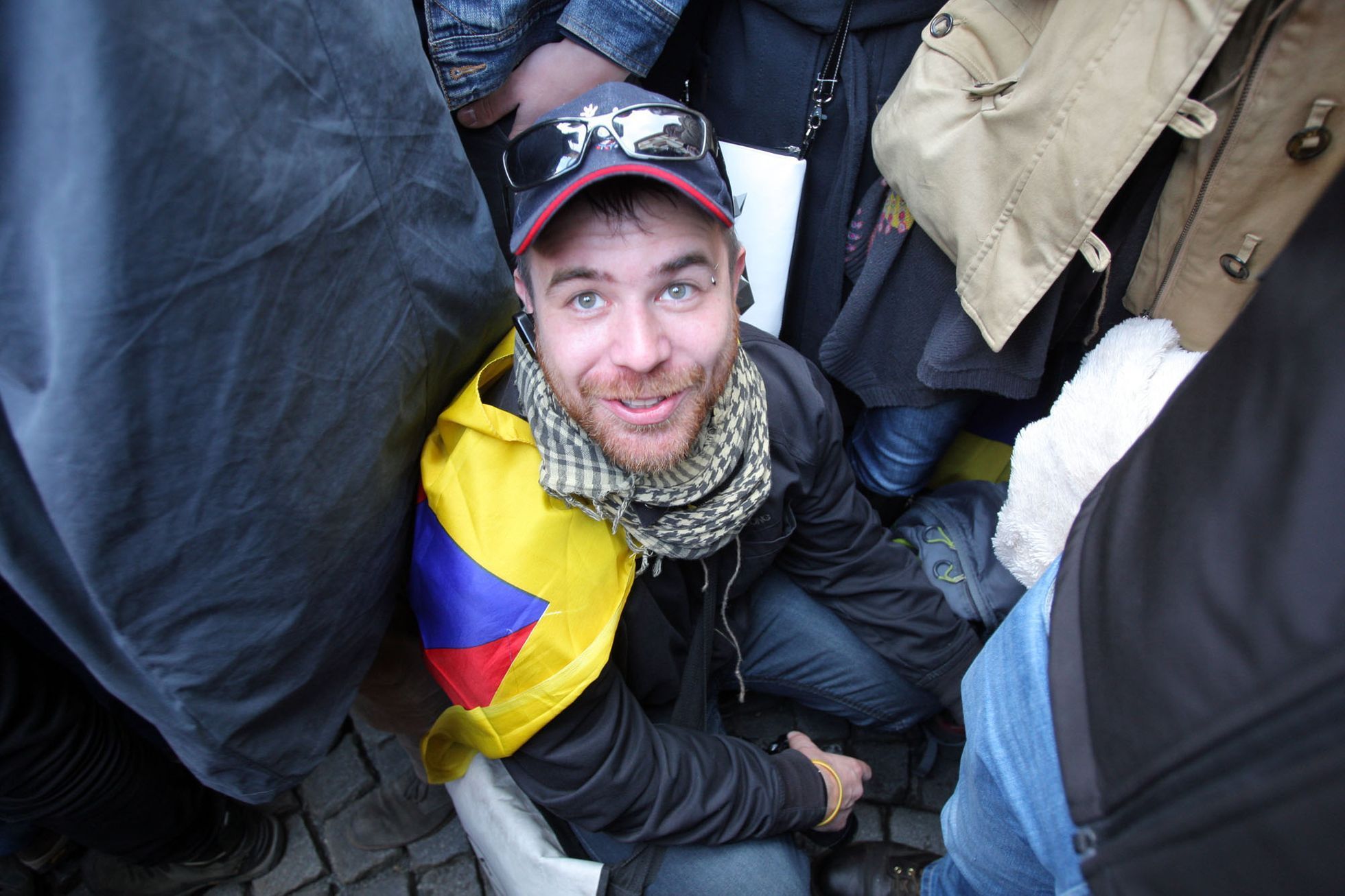 Demonstrace za svobodný Tibet a demokracii v Česku