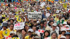 Tisíce Japonců demonstrují v Tokiu proti jádru