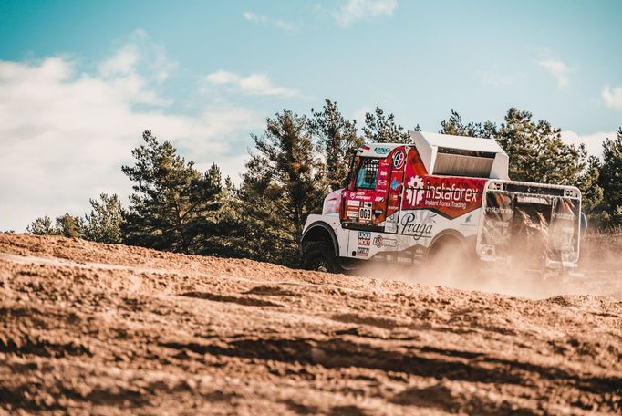 Praga V4S DKR Aleše Lopraise před Rallye Dakar 2020