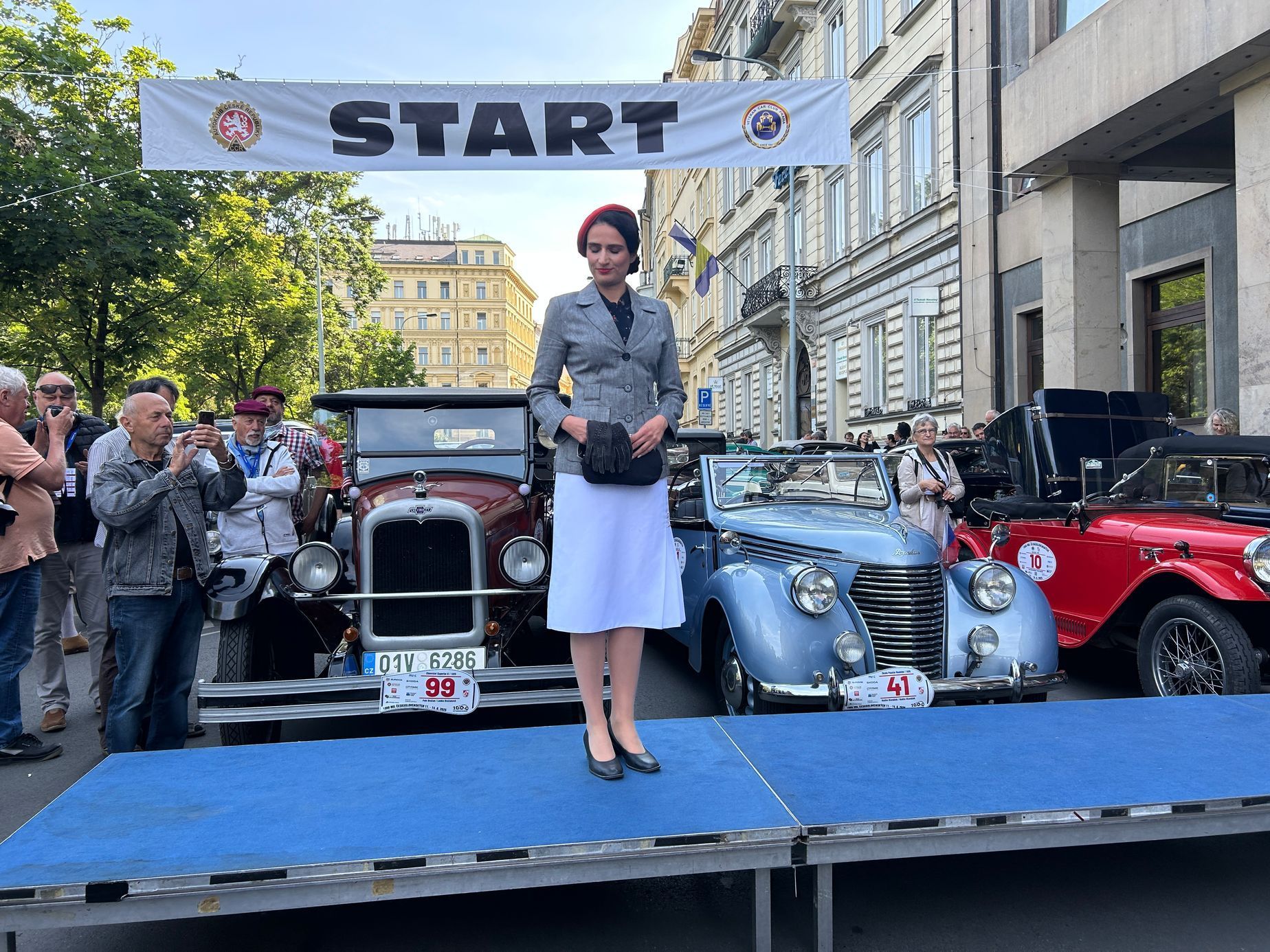Start 1000 mil československých 2025