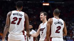 Miami Heat se raduje z vítězství nad Wizards