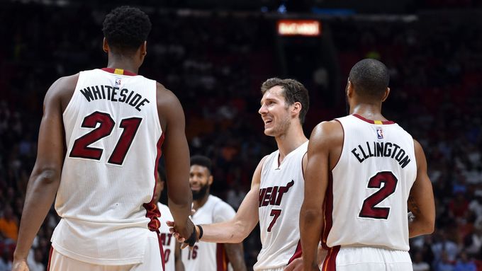 Miami Heat se raduje z vítězství nad Wizards