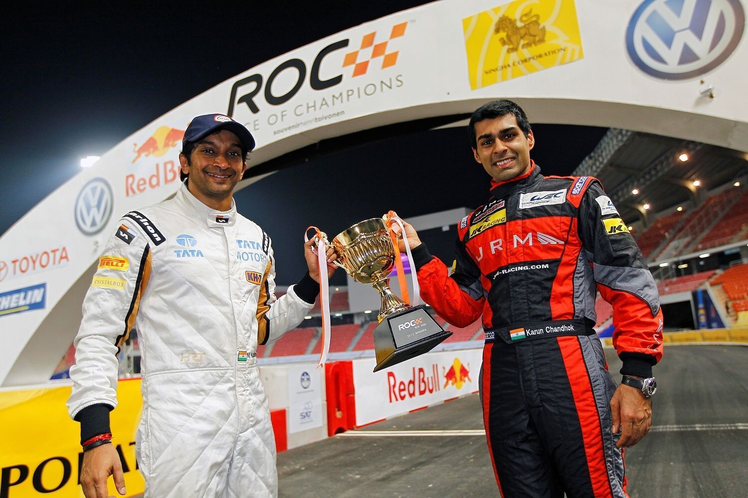Race of Champions 2012: Narain Karthikejan a Karun Chandhok