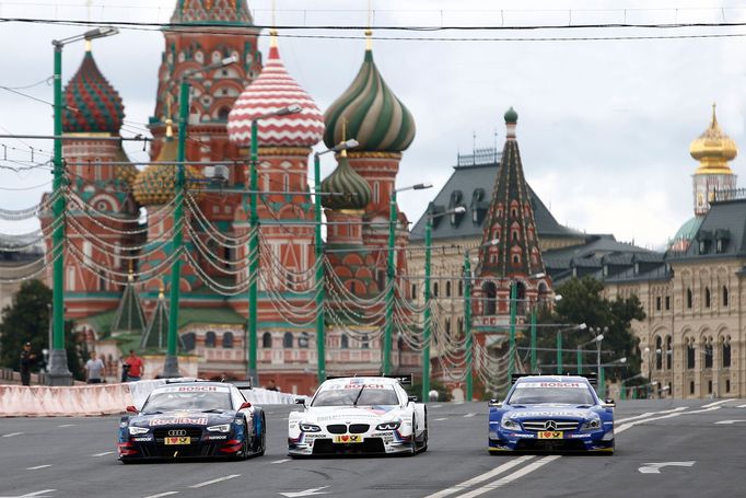 DTM Moskva 2013: Mike Rockenfeller, Andy Priaulx, Ralf Schumacher