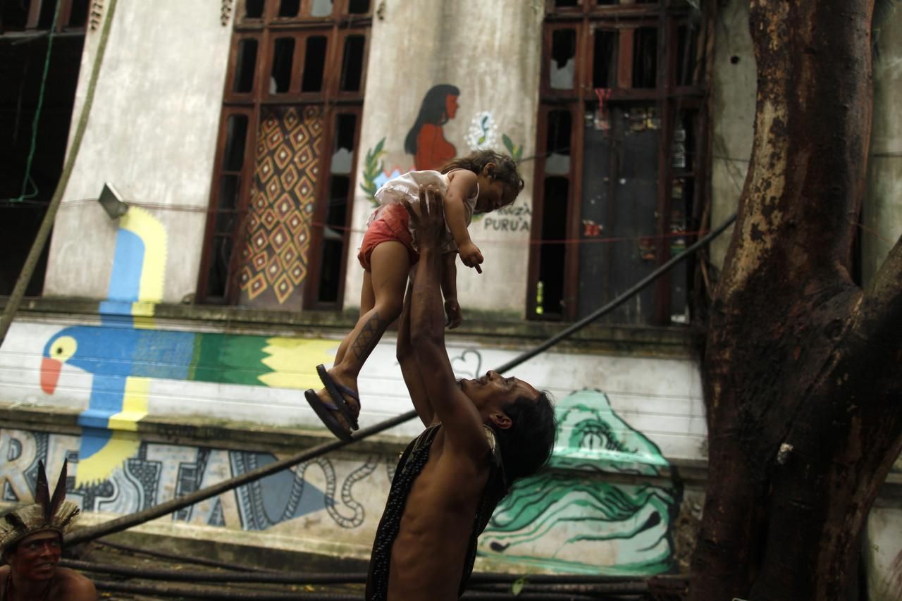 Fotogalerie: Boj brazilských indiánů proti vystěhování