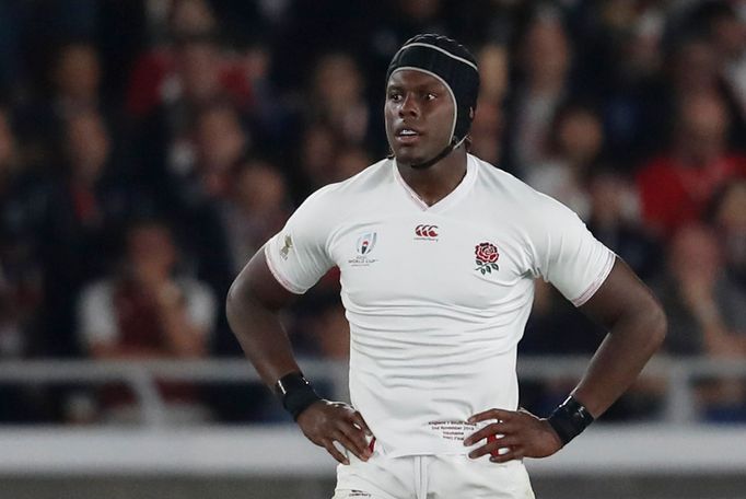 Maro Itoje ve finále MS 2019 Anglie - Jihoafrická republika