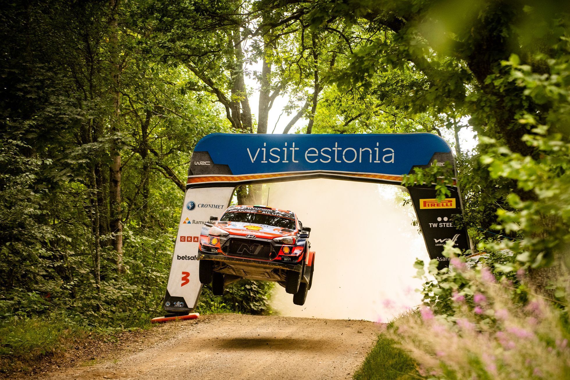 Craig Breen, Hyundai na trati Estonské rallye 2021