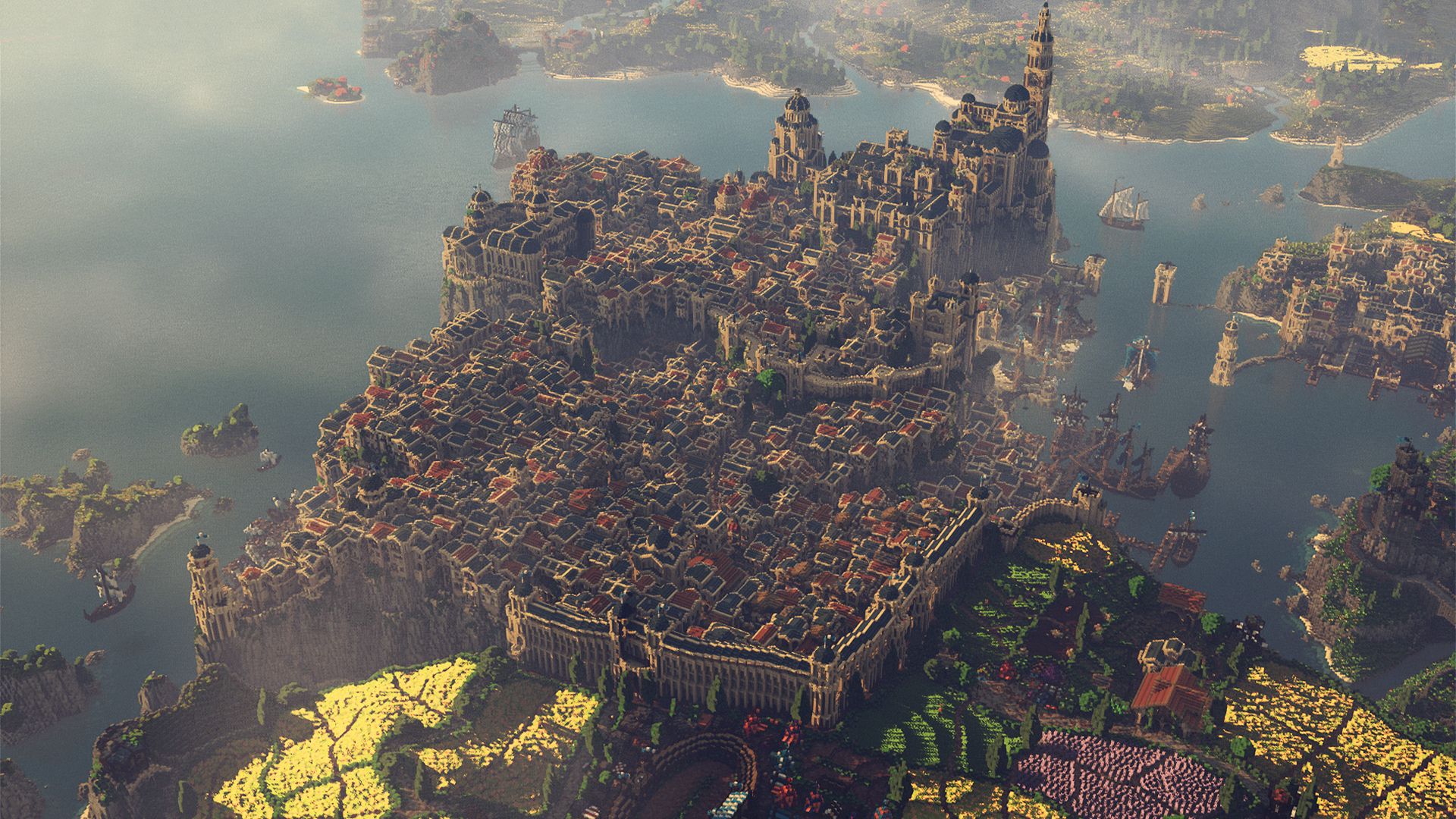 Minecraft, Středozem, Pán prstenů, Middle earth, MCME, Tolkien