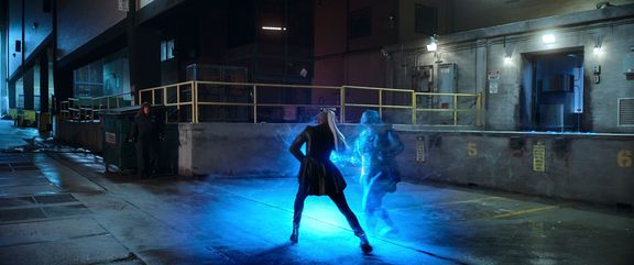 Melissa McCarthyová jako Lydia, Pom Klementieffová coby Laser a Octavia Spencerová v roli Emily.