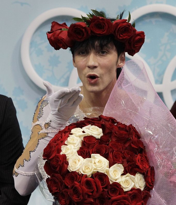 Krasobruslař Johnny Weir na olympiádě ve Vancouveru 2010