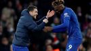 Soccer Football - Premier League - Arsenal v Chelsea - Emirates Stadium, London, Britain - December 29, 2019 Chelsea's Tammy Abraham and Mateo Kovacic celebrate after the