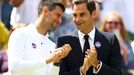 Wimbledon 2022, middle sunday (Novak Djokovič, Roger Federer)