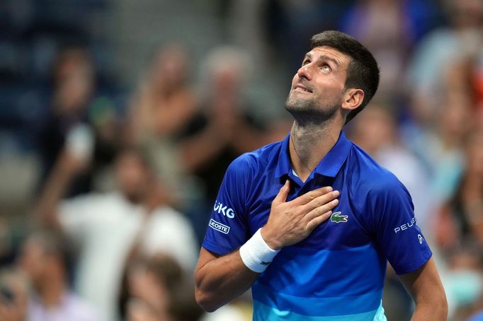 Novak Djokovič na US Open 2021