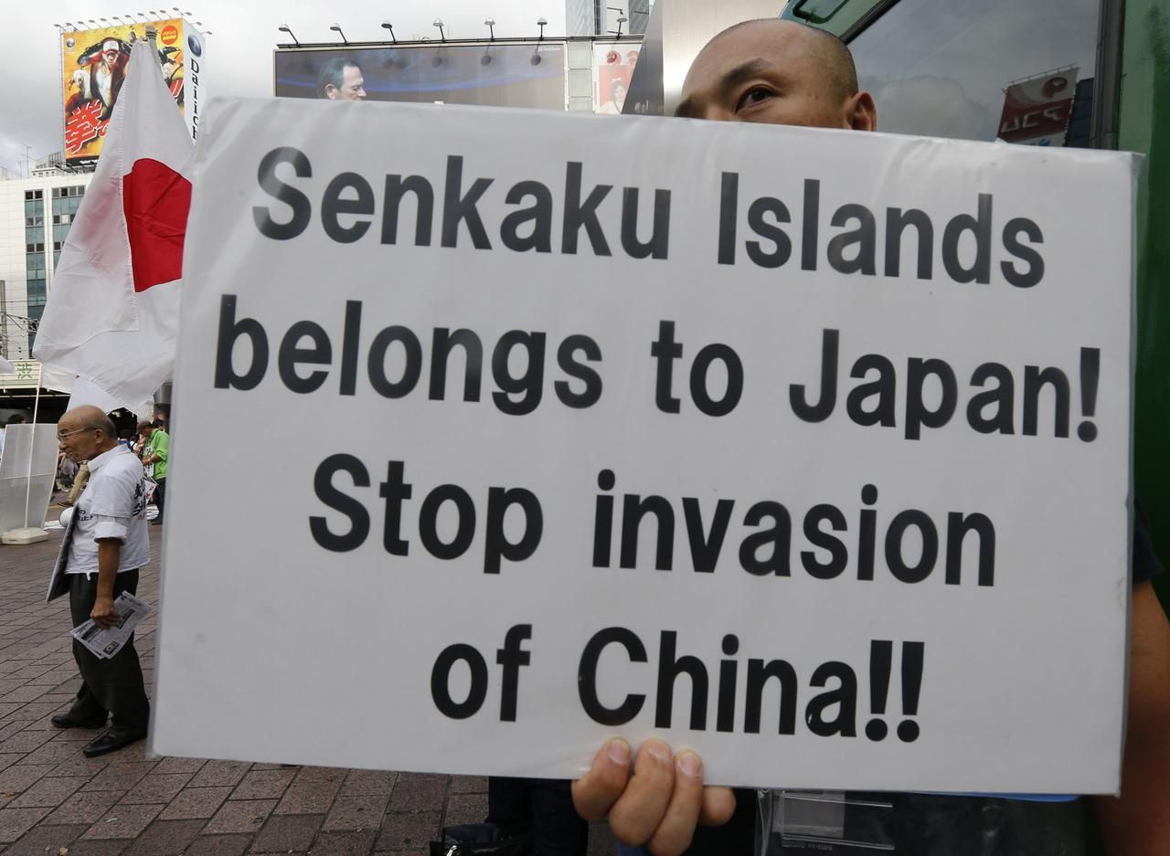 Demonstrace v Číně a Japonsku