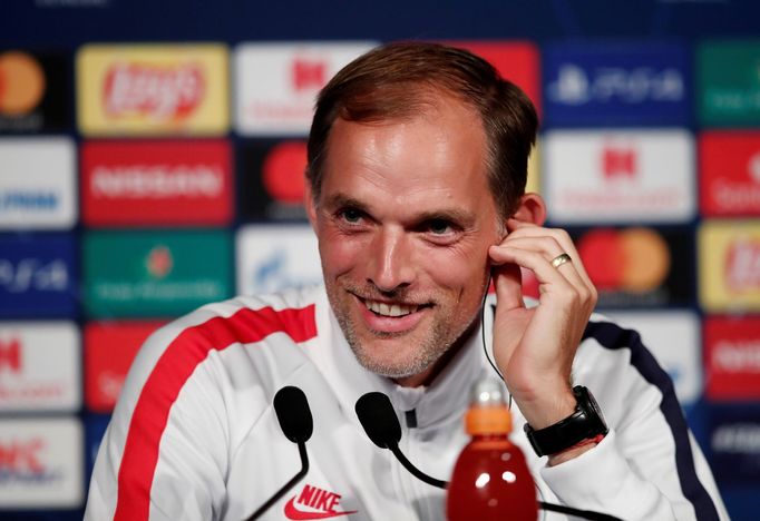 Thomas Tuchel na tiskové konferenci v Lize mistrů 2019-20