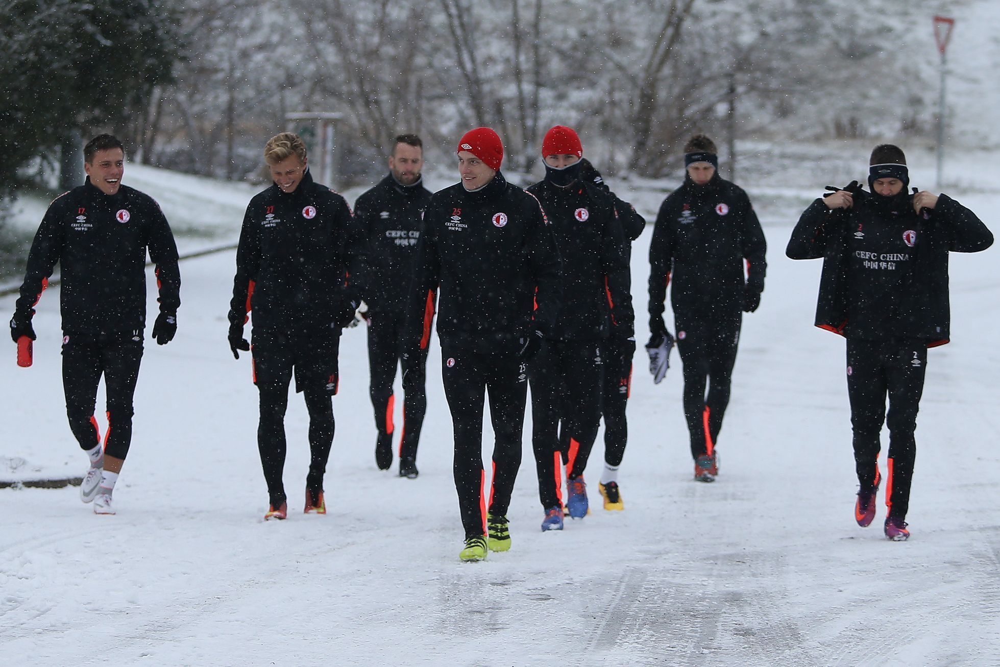 Slavia v zimní přípravě 2016–17