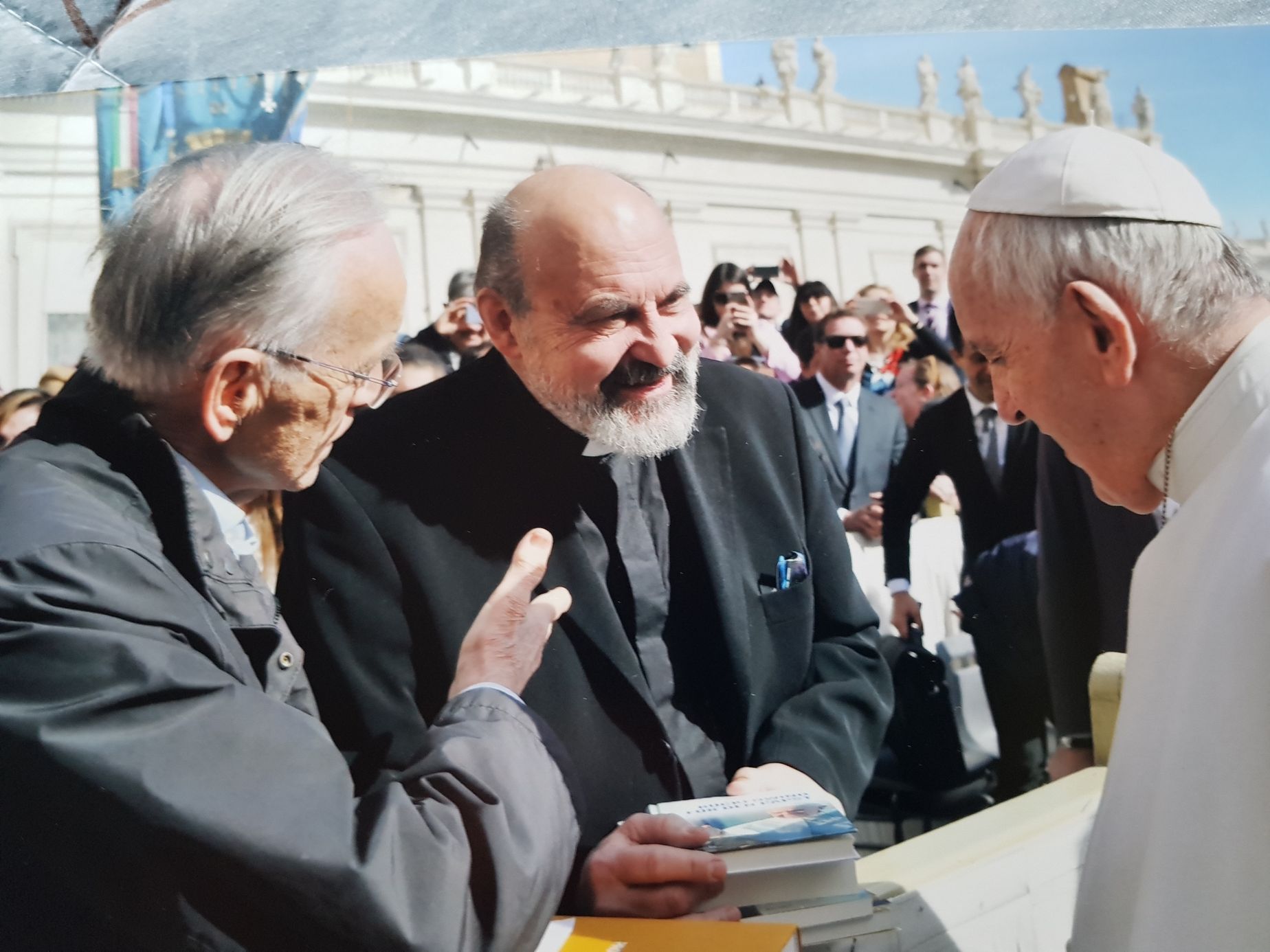 Setkání Tomáše Halíka s papežem Františkem