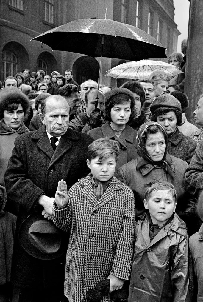 Fotografie z výstavy Jan Palach 16. - 25. 1. 1969, Spolkový dům, Kutná hora, leden a únor 2024