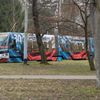 Vyzdobená tramvaj k třicátému výročí zvolení Václava Havla prezidentem