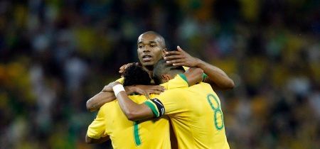 Radost hráčů Brazílie