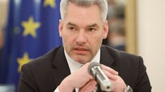 Rakouský kancléř Karl Nehammer v Moskvě.
