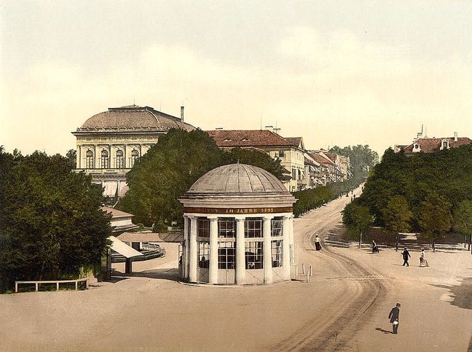 Česko a Slovensko na historických fotochromových snímcích, pořízených kolem roku 1900