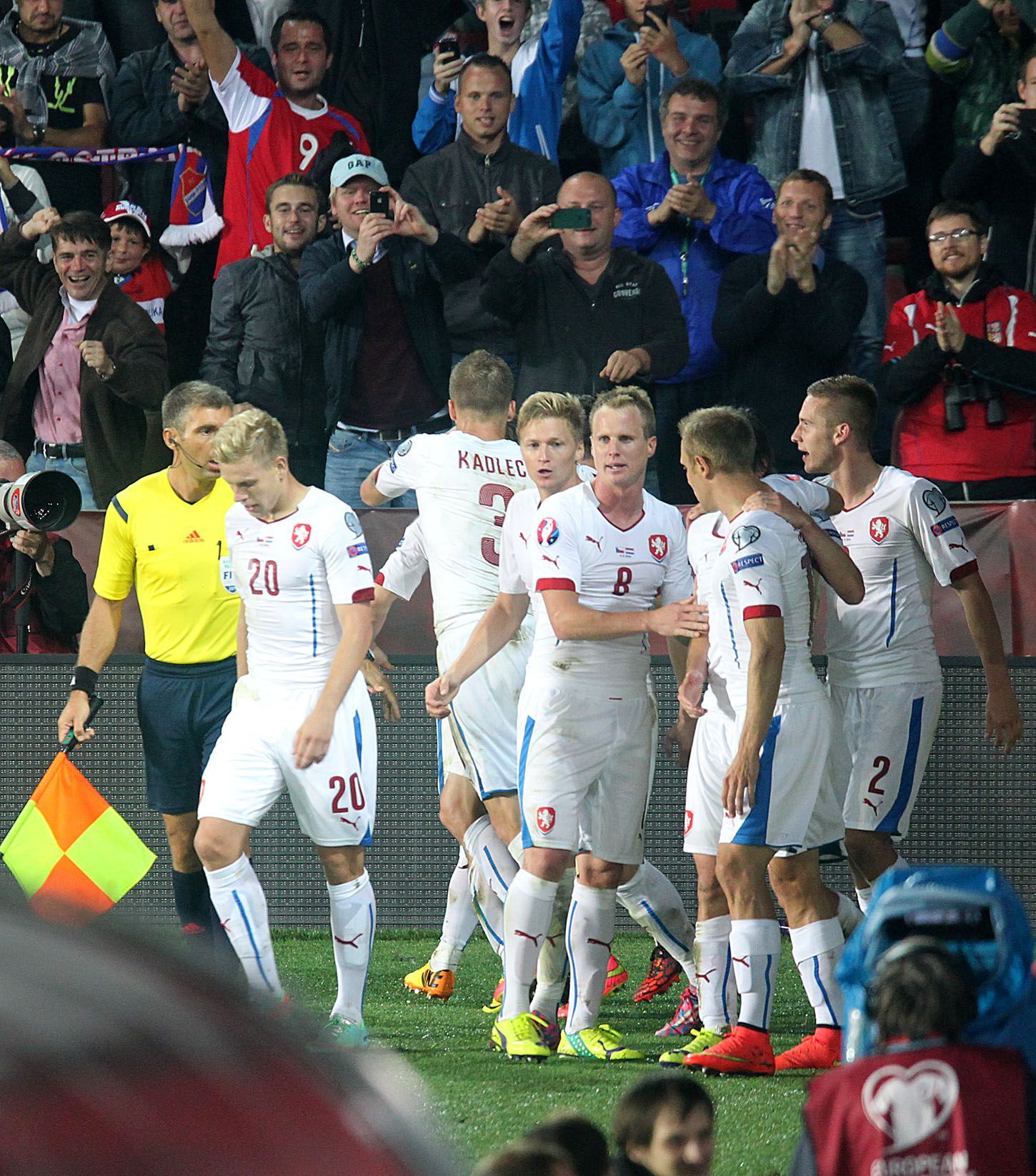 ČR-Nizozemsko: Češi slaví vítězný gól