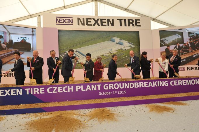 Zahájení výstavby závodu na výrobu pneumatik společnosti Nexen Tire.