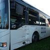 Srážka kamionu s autobusem na Znojemsku
