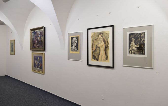 Snímek z výstavy Esence životního běhu.