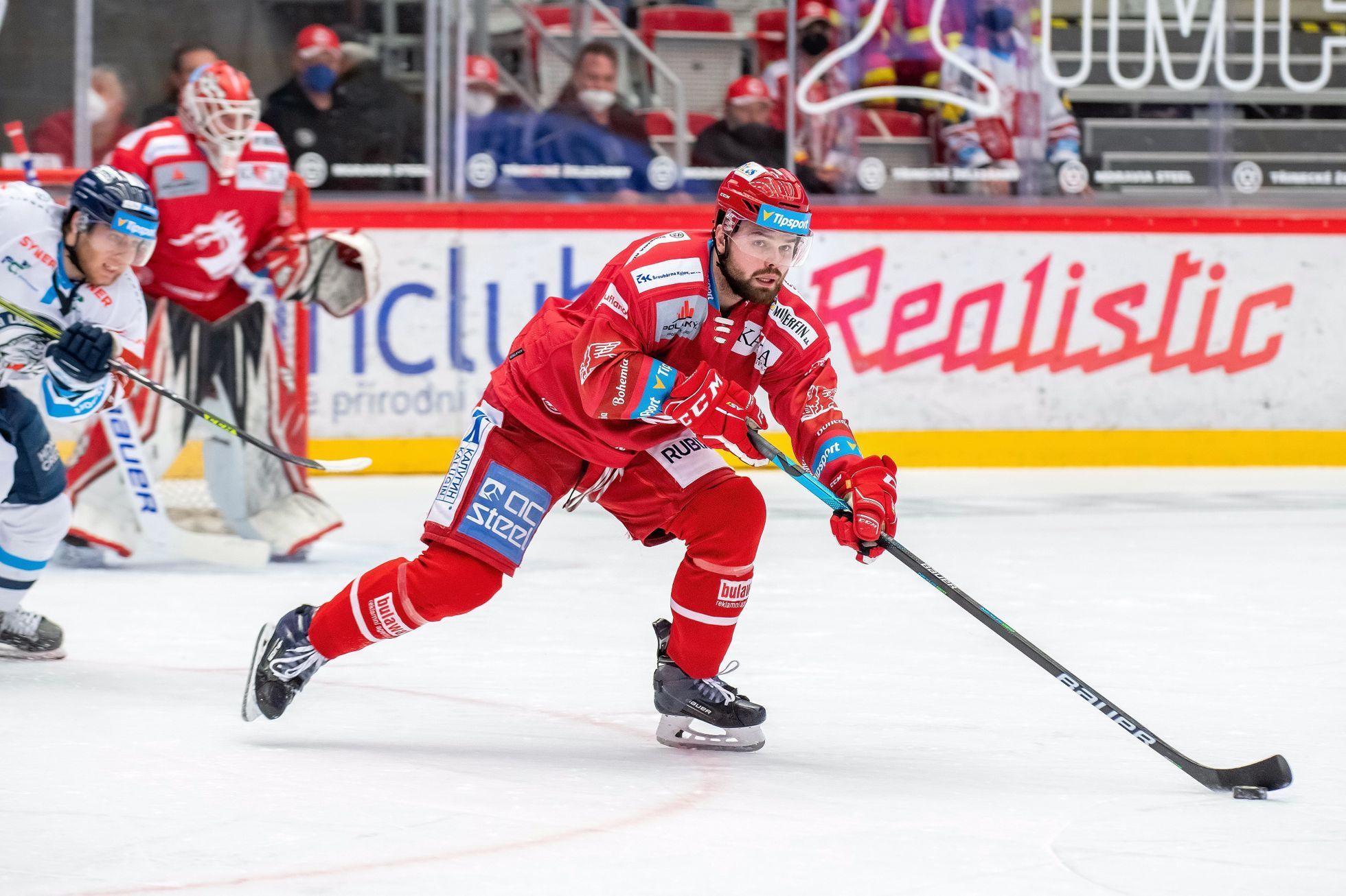 5. finále hokejové extraligy 2020/21, Třinec - Liberec: Třinecký obránce Milan Doudera