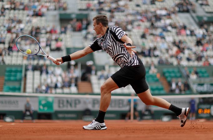 Tomáš Berdych v 2. kole French Open.